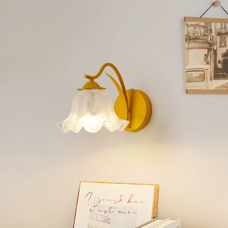 French Flower Acrylic Wall Light