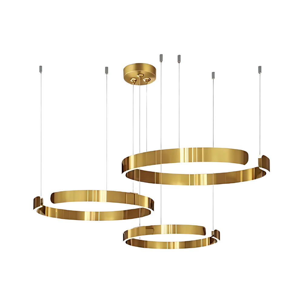 Circular Style Nordic Fused Aluminum Pendant Light