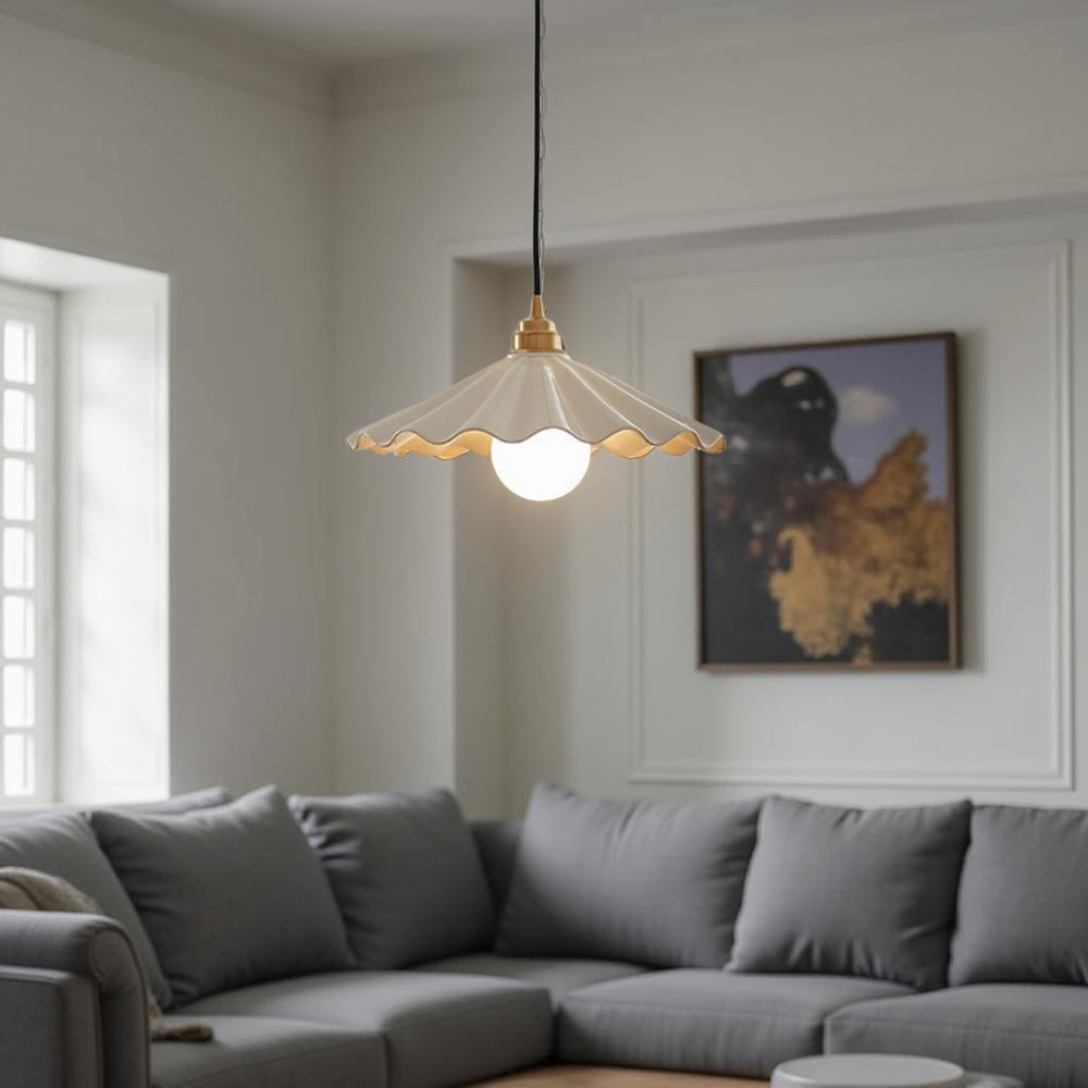 Island Light Harmony Japandi Ceramic Pendant Lamp