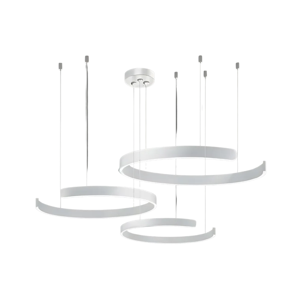Circular Style Nordic Fused Aluminum Pendant Light