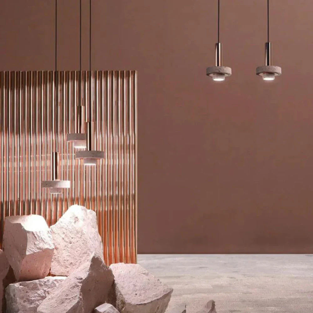 The Colored Terrazzo Ceiling Light