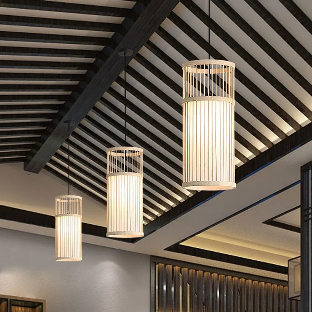 The Braided Cylinder Pendant Light