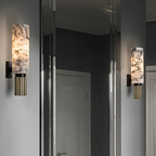 The Polished Marble Minimalist Metal Wall Light