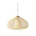 Elegant Handmade Rattan Japandi Pendant Light
