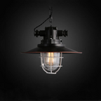 Brilliant Aluminum Industrial Ceiling Light