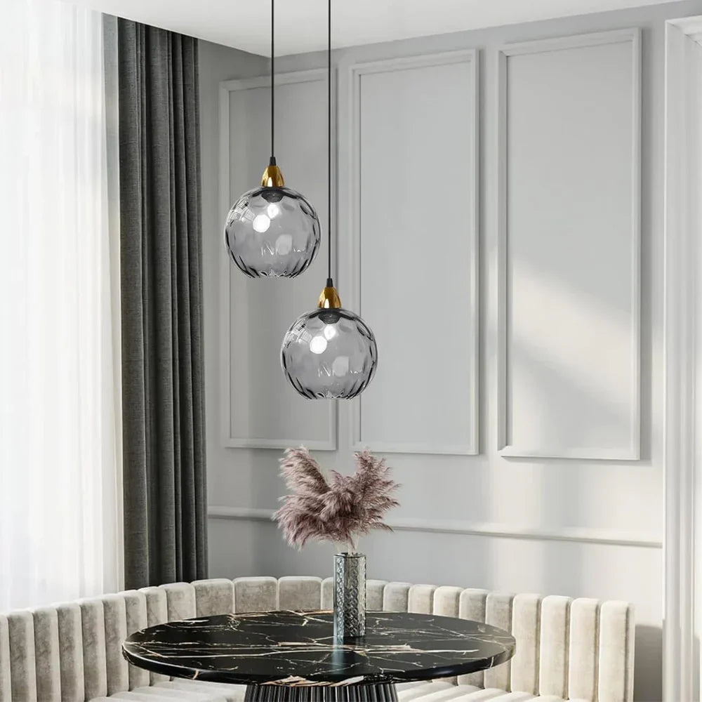 Modern LED Nordic Ceiling Glass Ball Pendant Light