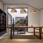 Modern Enlightenment Bamboo Pendant Light