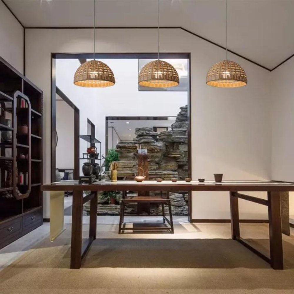Modern Enlightenment Bamboo Pendant Light