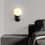 Luma Nordic Glass Orb Wall Light