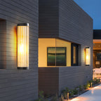 HaloGuard Semi Dome Outdoor Glass Wall Lamp