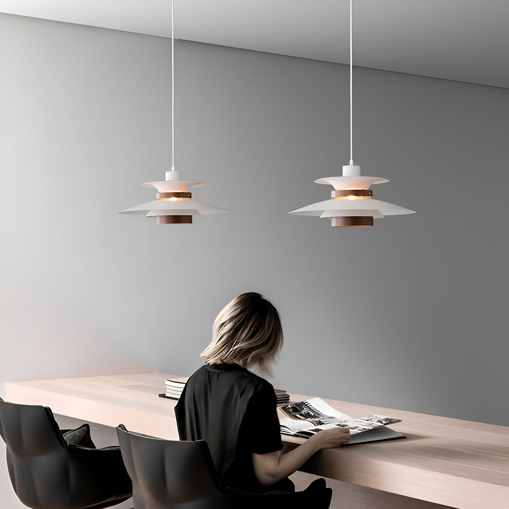 Aurora of Stillness Nordic Iron Pendant Light