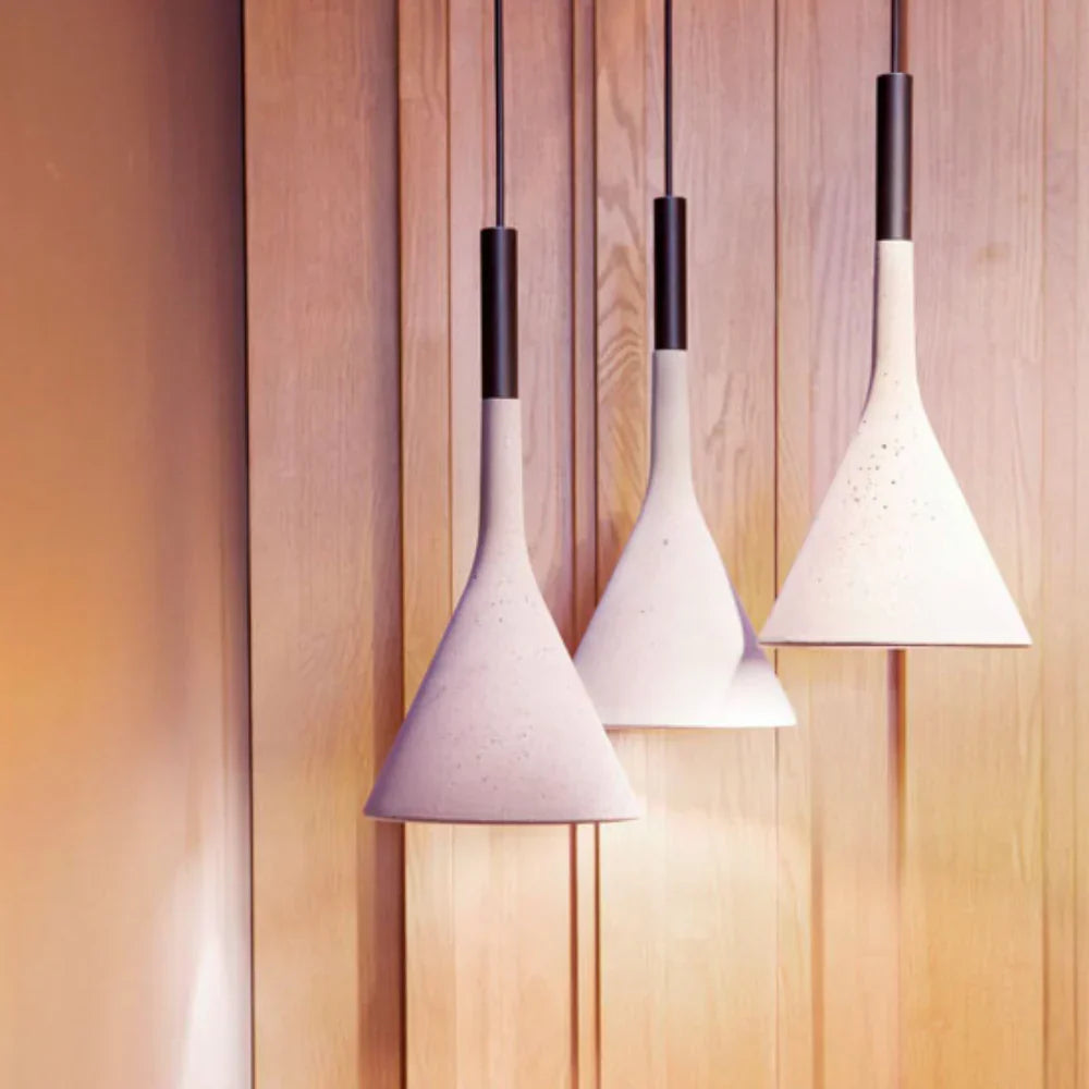 Nordic Conic Cement Scandinavian Design Pendant Light