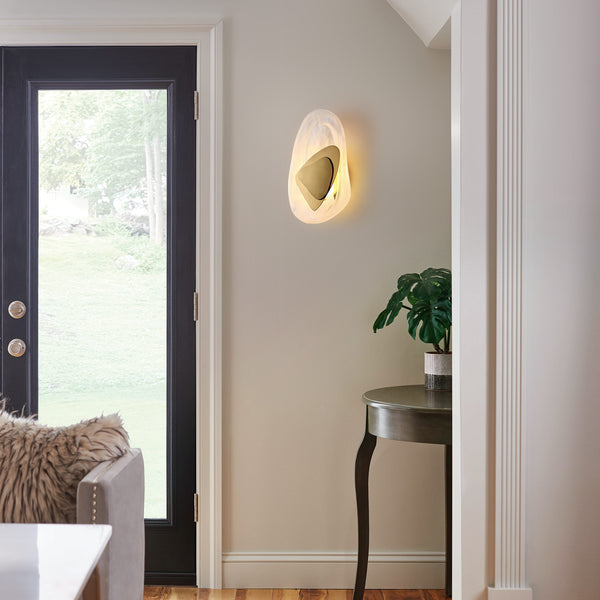 Water Ripple Sculptural Wall Light
