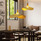 Rustic Raphia Charm Rattan Light