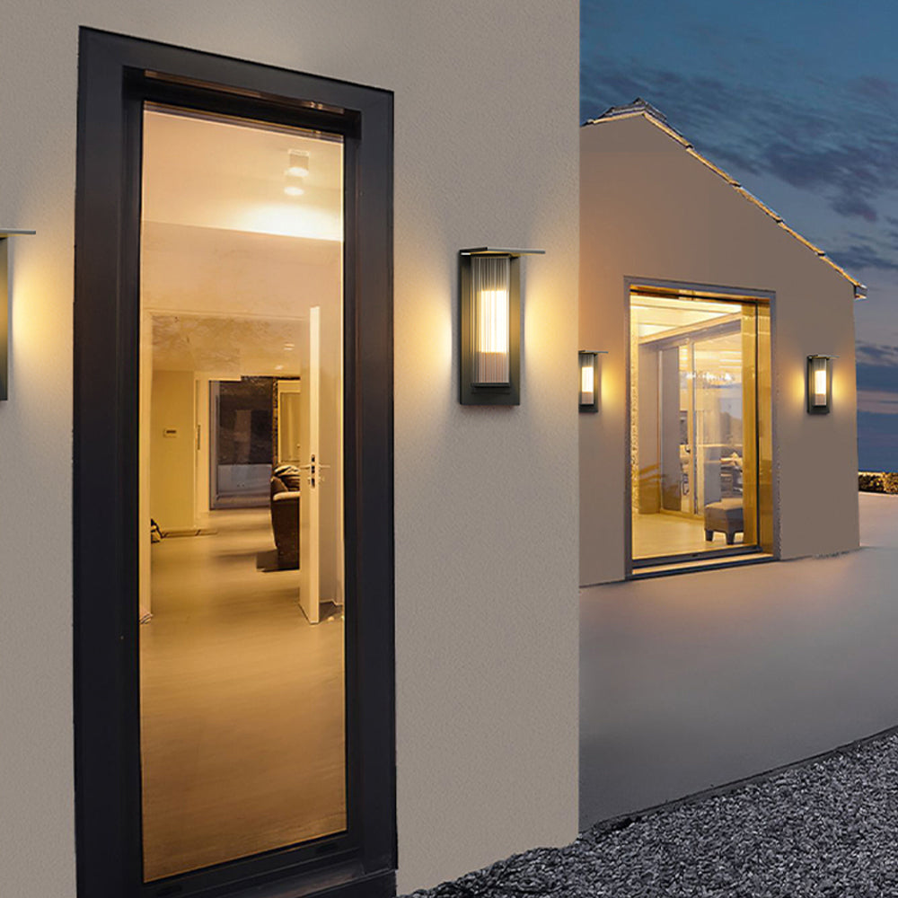 Orvyn Modern Minimalist Acrylic Outdoor Wall Light