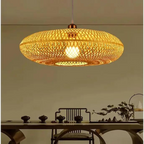 Treasure of the Dawn Bamboo Rattan Pendant Light