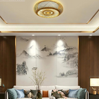 Serenity Natural Bamboo Boho Ceiling Light