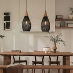 Handmade Rattan Tapestry Pendant Light