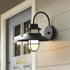 Luminous Outdoor Torch Metal Outdoor Wall Lamp