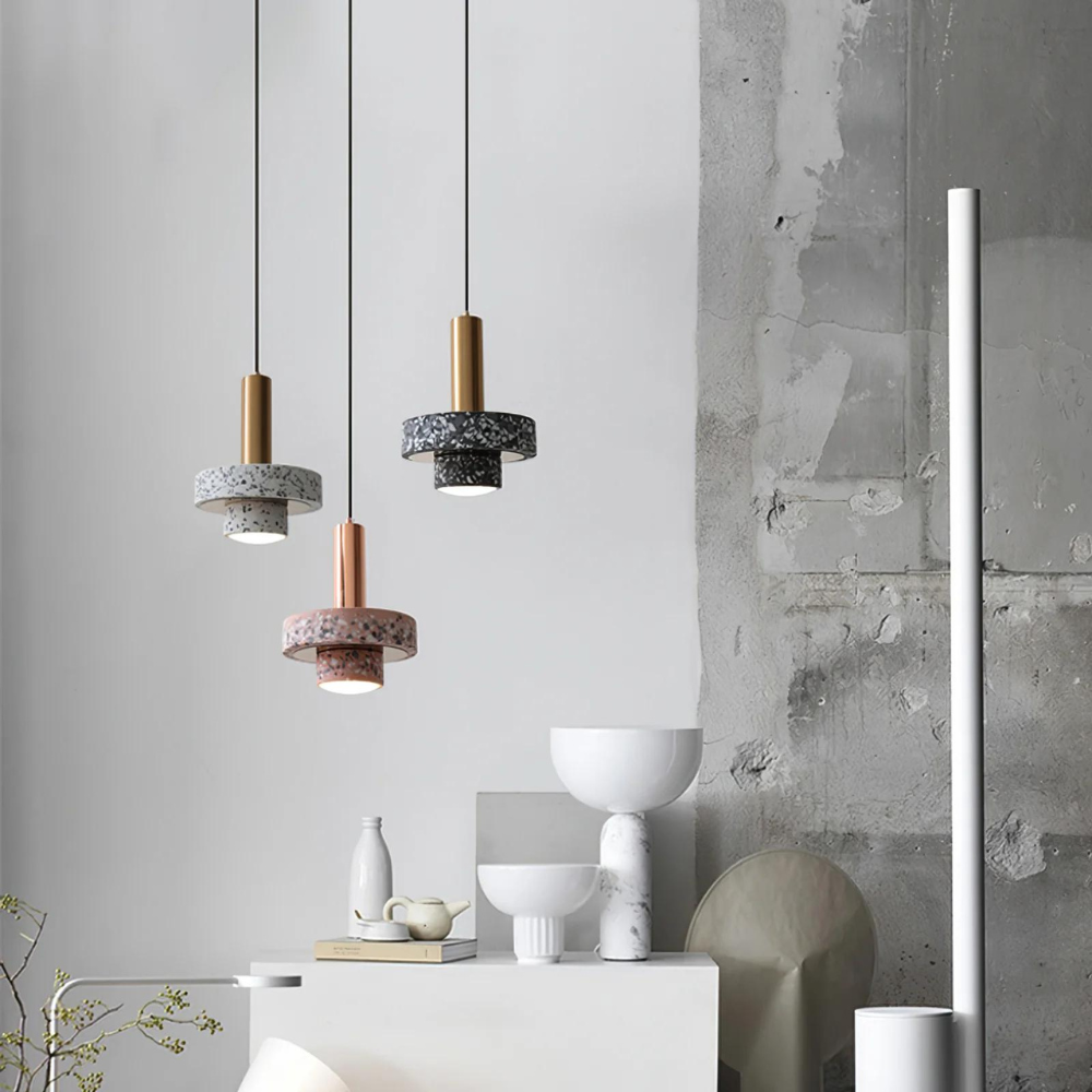 The Colored Terrazzo Ceiling Light