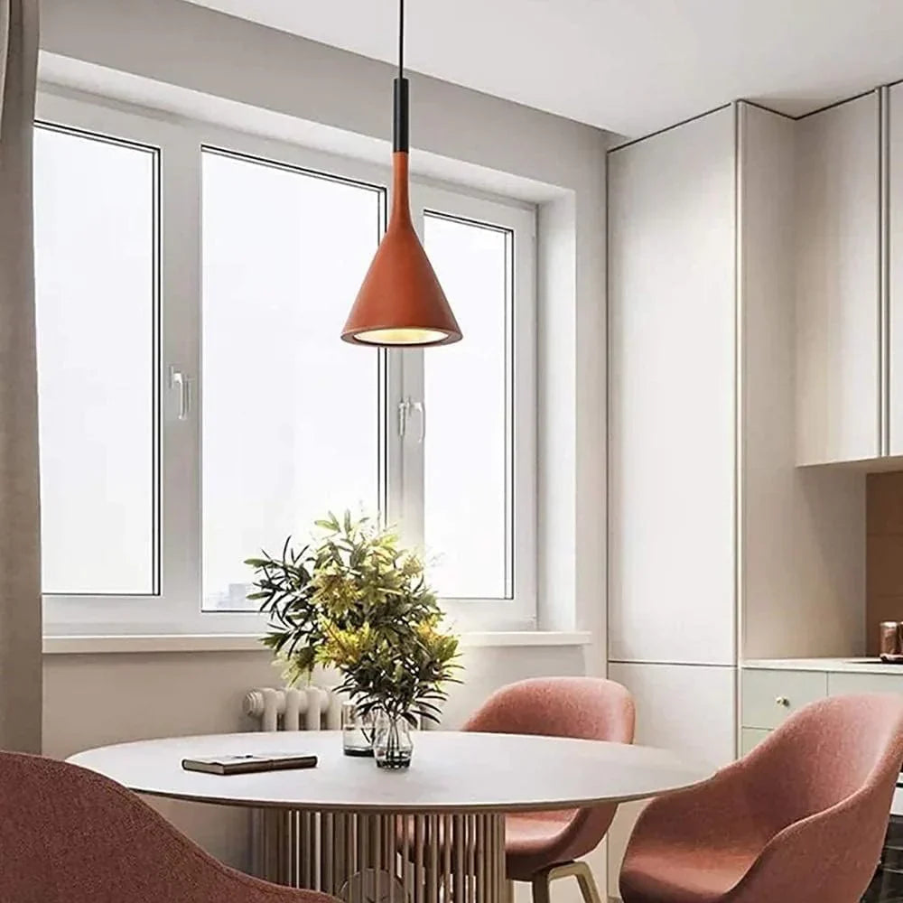 Nordic Conic Cement Scandinavian Design Pendant Light