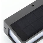 Modern Minimalist Rectangular Acrylic Sensor Solar IP65 Waterproof Outdoor Wall Light