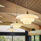 The Pearl of Art Deco Glass Pendant Light