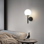 Milky Glow Modern Metal Wall Lamp