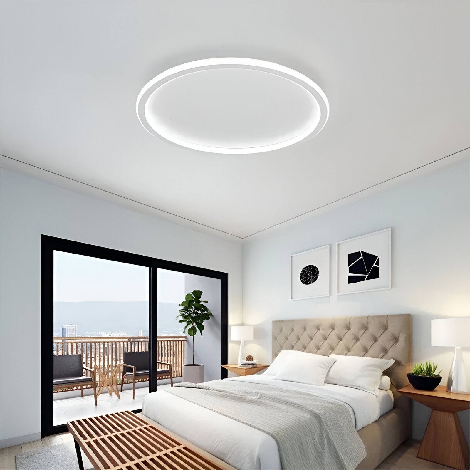 Super Slim Nordic Metal LED Ceiling Light