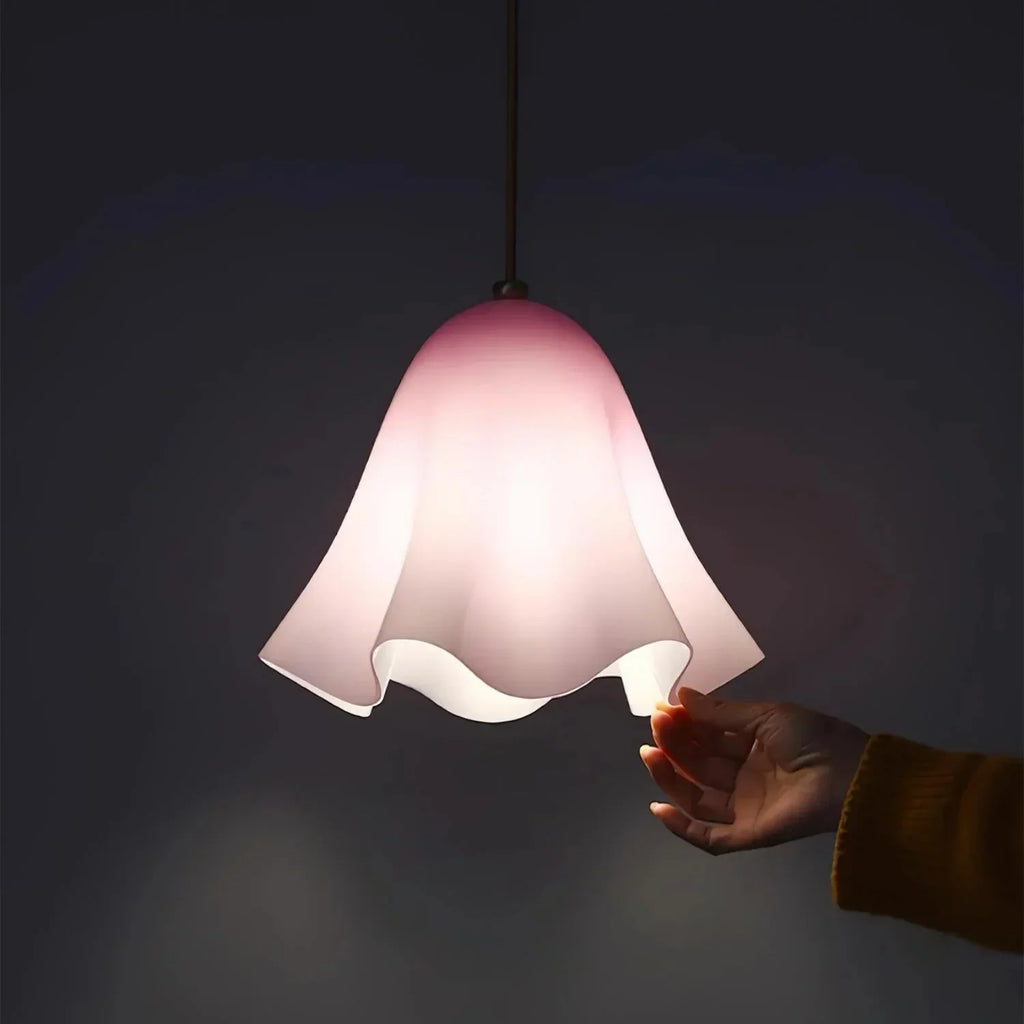 Aurelia Bloom Bellflower Glass Pendant Light
