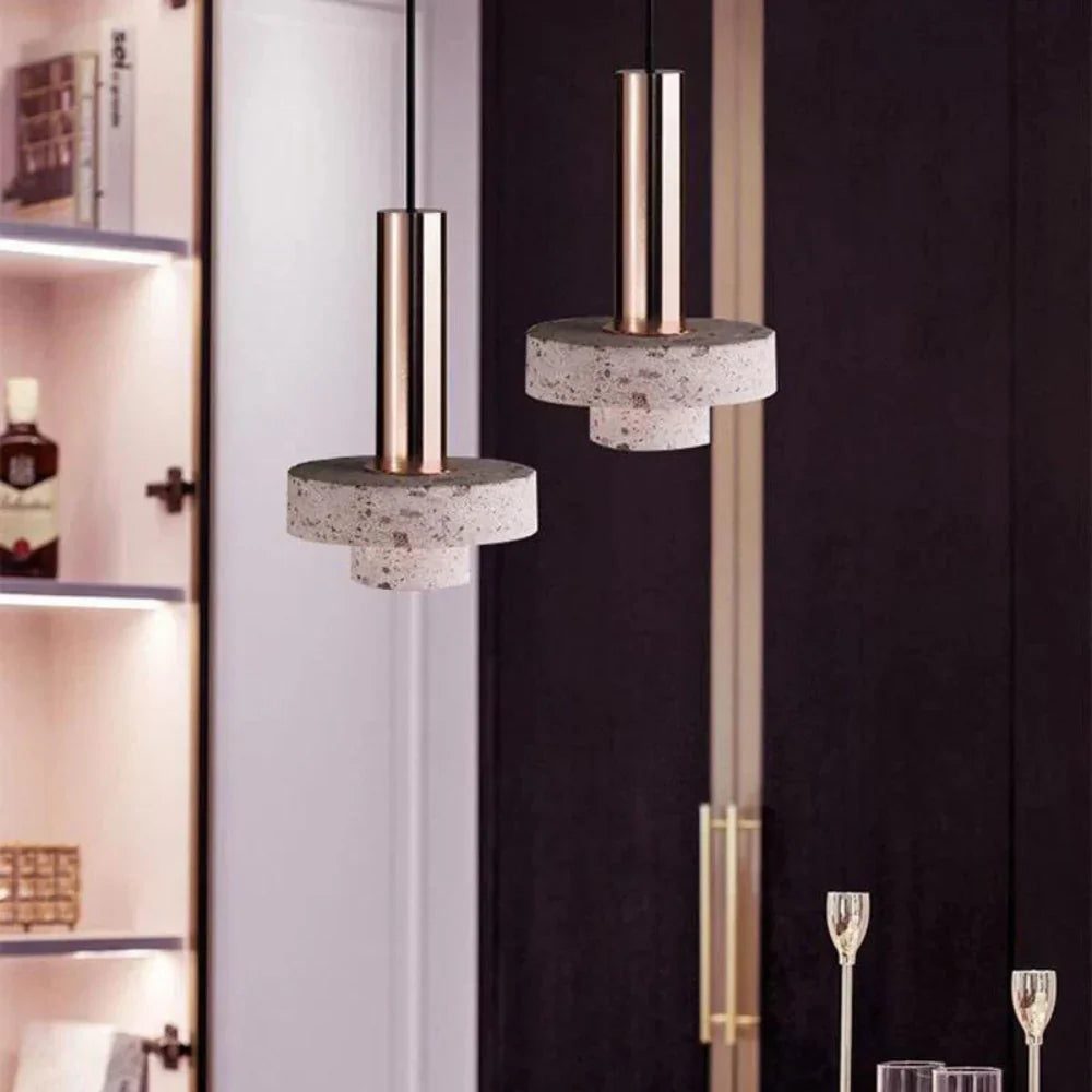 The Colored Terrazzo Ceiling Light