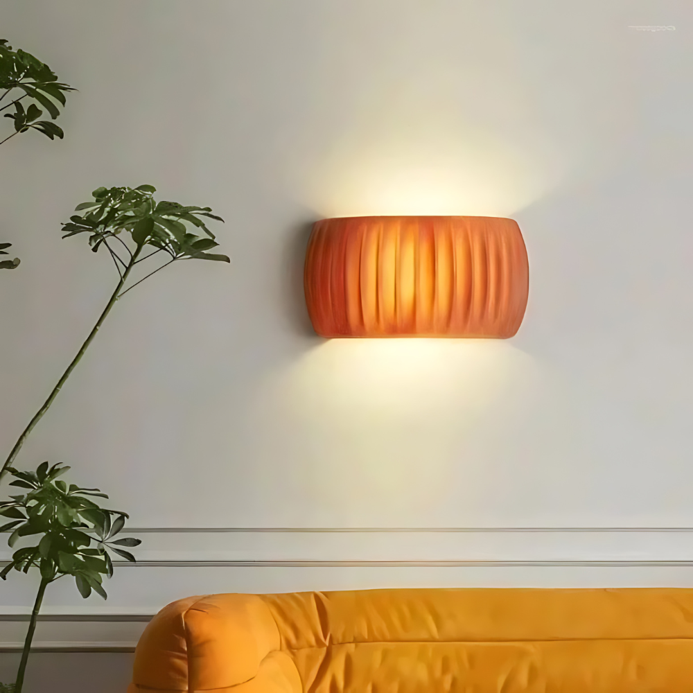 The Sun of Art Deco Resin Wall Light