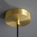 Aurelia Vintage Retro White Jade Glass Pendant Light