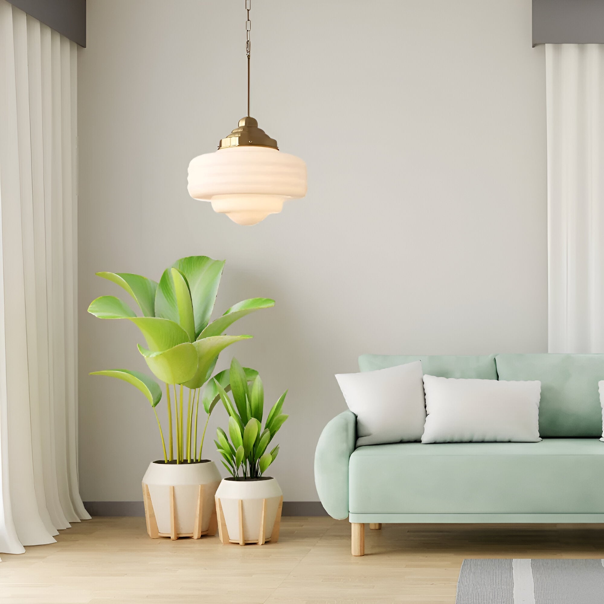 Artisanal Nordic Elegance Minimalist Pendant Light