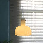 Nordic Flower Shaped Glass Pendant Light