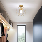 Golden Ring Ceiling Light