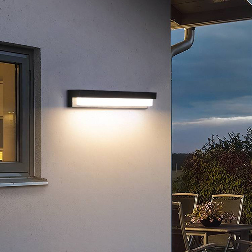 Minimalist Solar Linear Acrylic IP65 Waterproof Outdoor Light