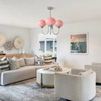 Marshmallow Modern Glass Chandelier
