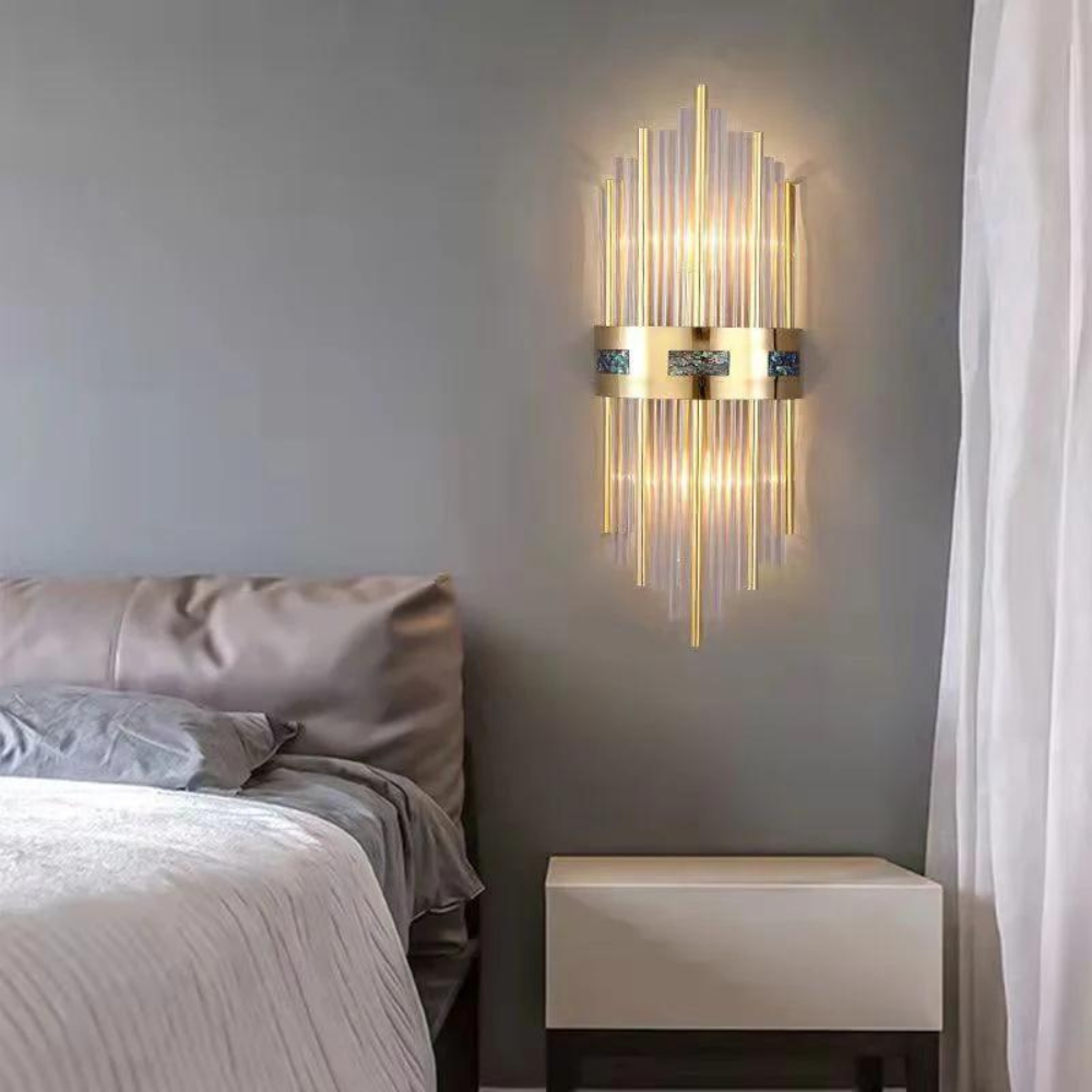 The Sparkling Crystal Wall Light