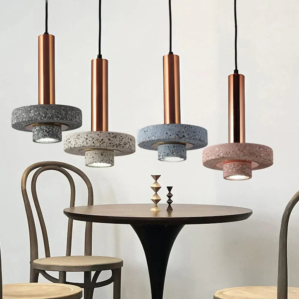 The Colored Terrazzo Ceiling Light