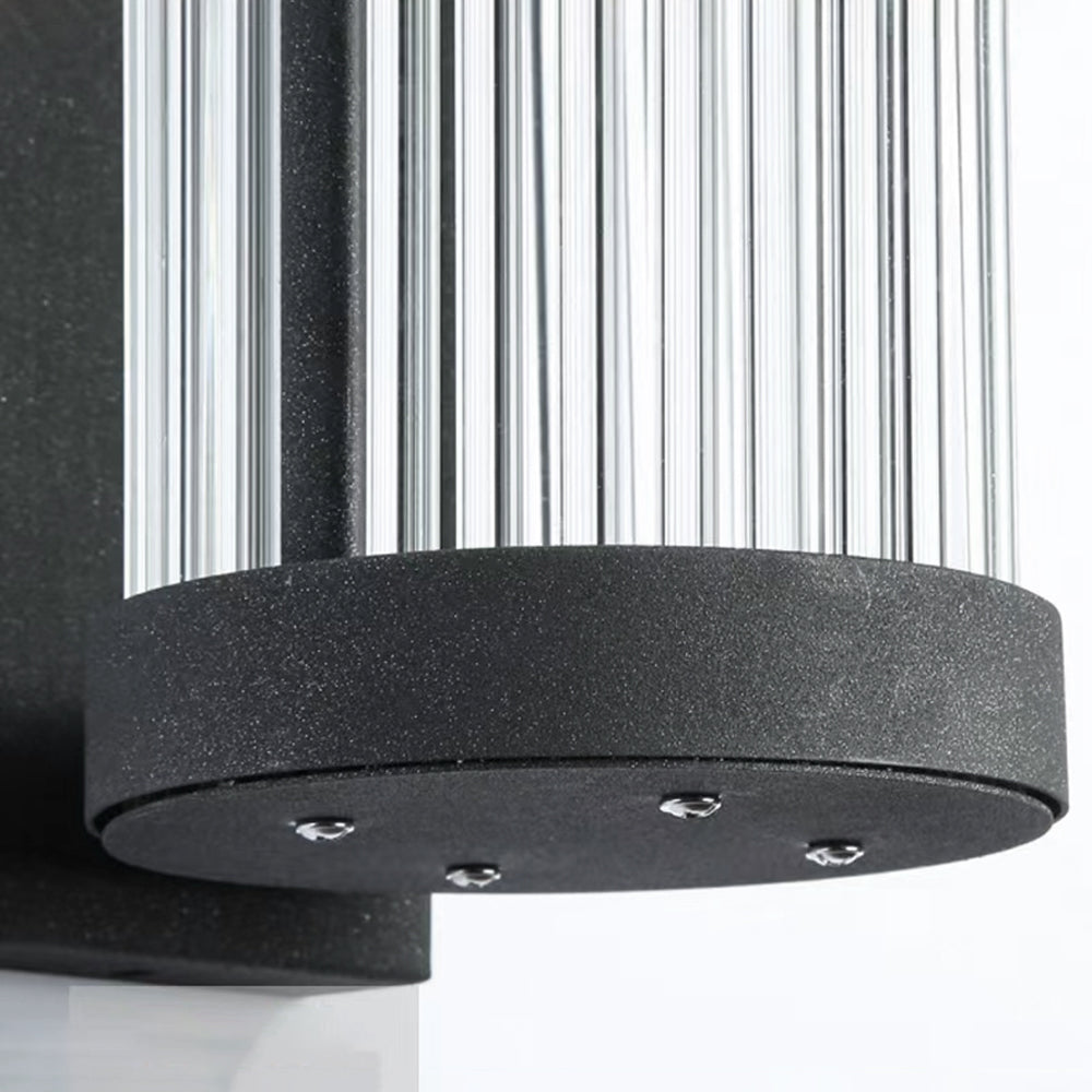 HaloGuard Semi Dome Outdoor Glass Wall Lamp