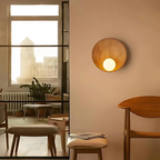 Serenity Modern Resin Japandi Metal Wall Lamp