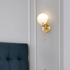 The Shine of Gold and Marble Wall Light