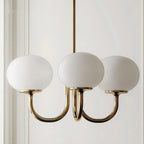 Marshmallow Modern Glass Chandelier