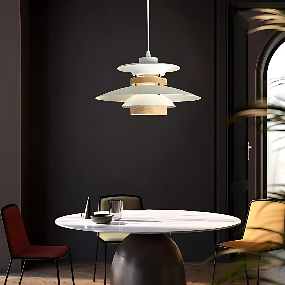 Aurora of Stillness Nordic Iron Pendant Light