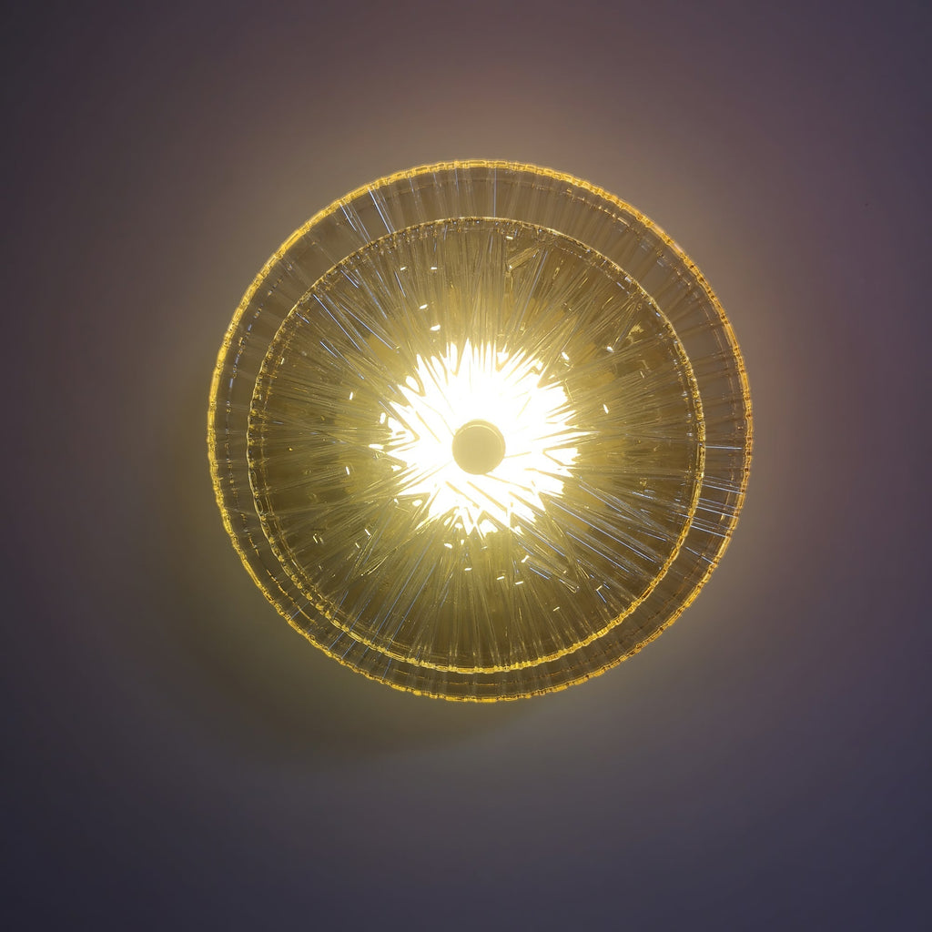 Round Crystal Wall Light