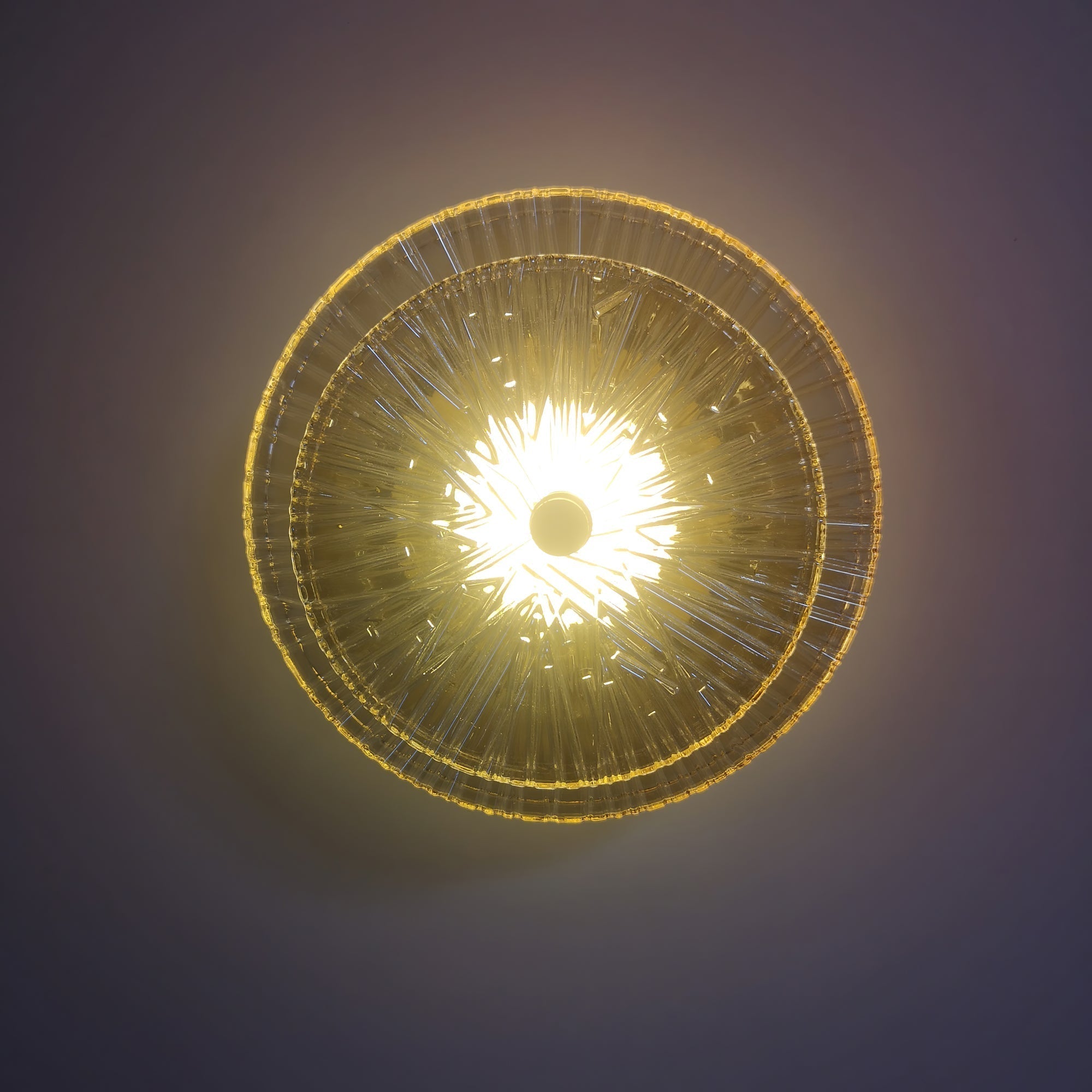 Round Crystal Wall Light