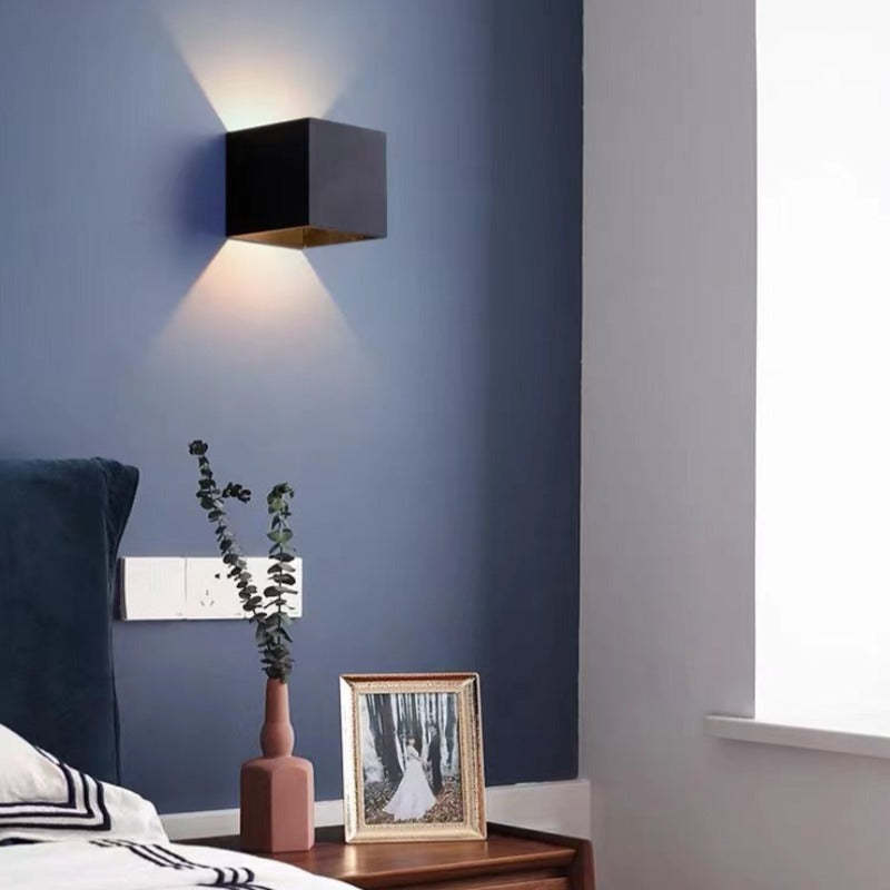 Modern Adjustable Square LED Outdoor Wall Light