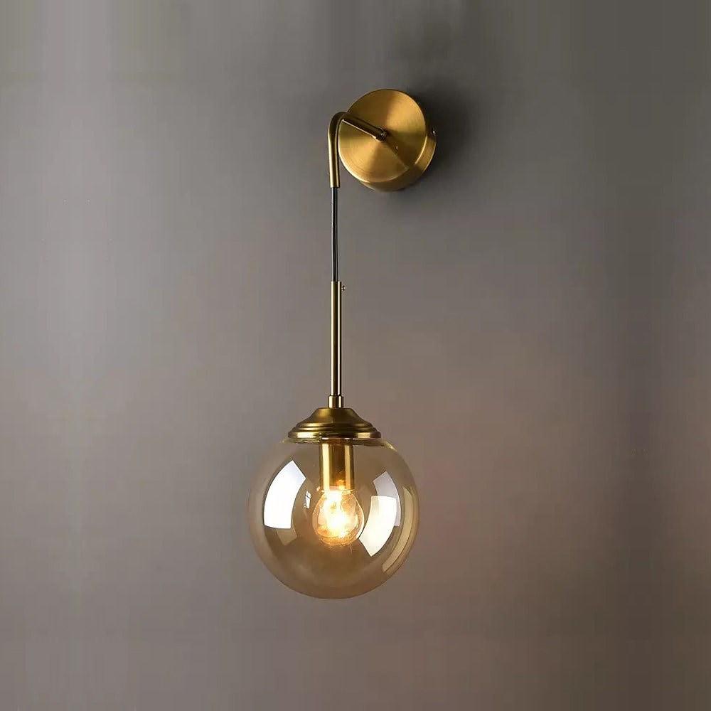 Shiny Nordic Globe Wall Light