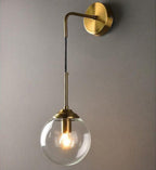 Shiny Nordic Globe Wall Light